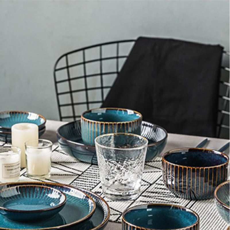 Elegant 2667cm Large Ceramic Dinner Plate Microwave Safe