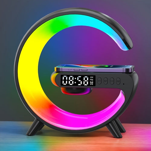 INEYES Smart Lamp Wireless Charger Speaker Night Light