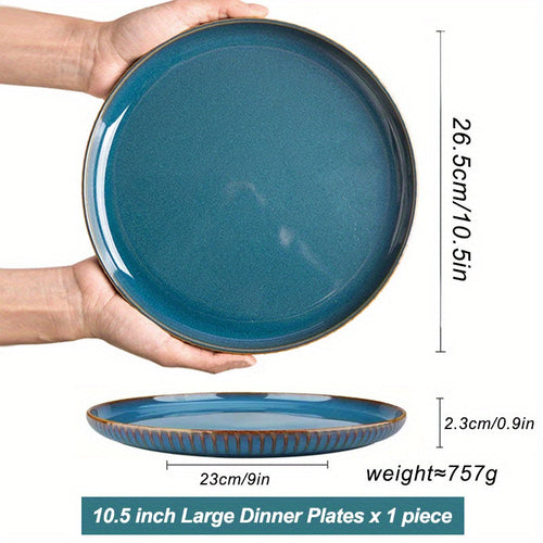 Elegant 2667cm Large Ceramic Dinner Plate  Microwave Safe