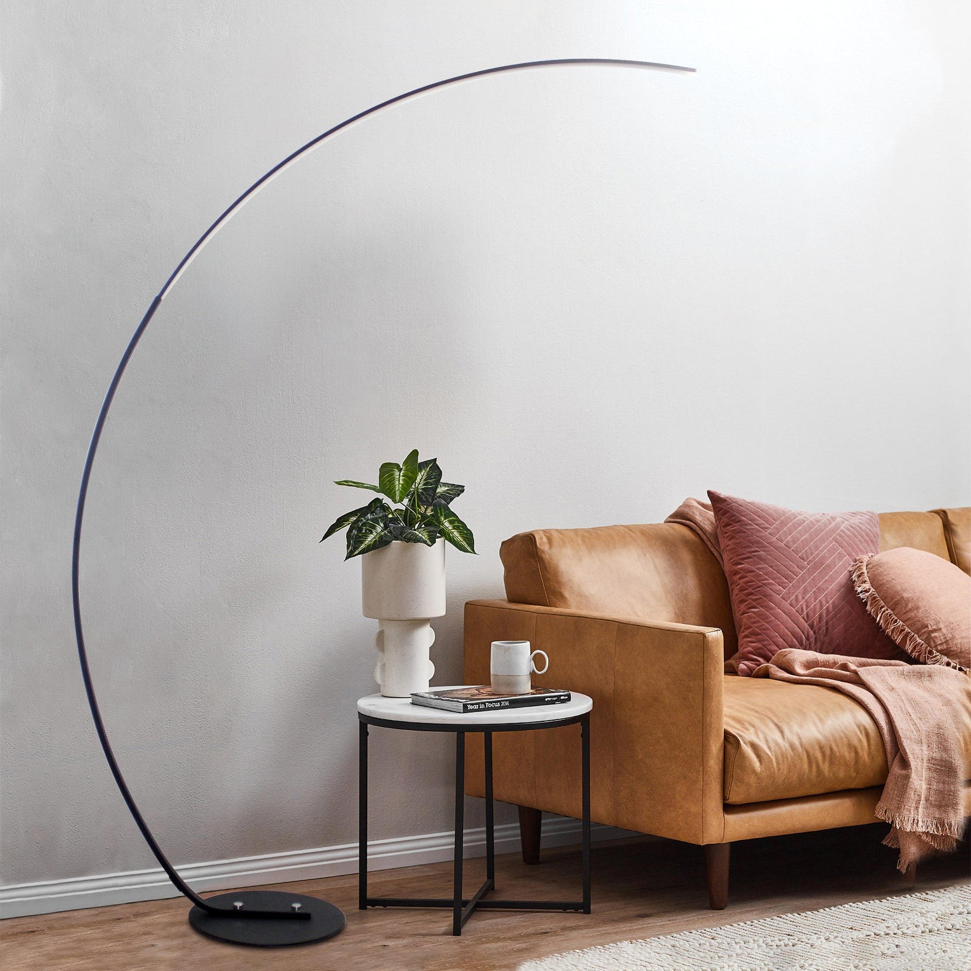 RGBW Modern Curve Floor Lamp | New Version