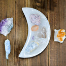 NEW Selenite Moon Bowls