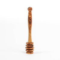 Handmade Olive Wood Honey Dipper | Eco-Friendly Honey Drizzler