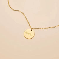 Let it be - pendant necklace