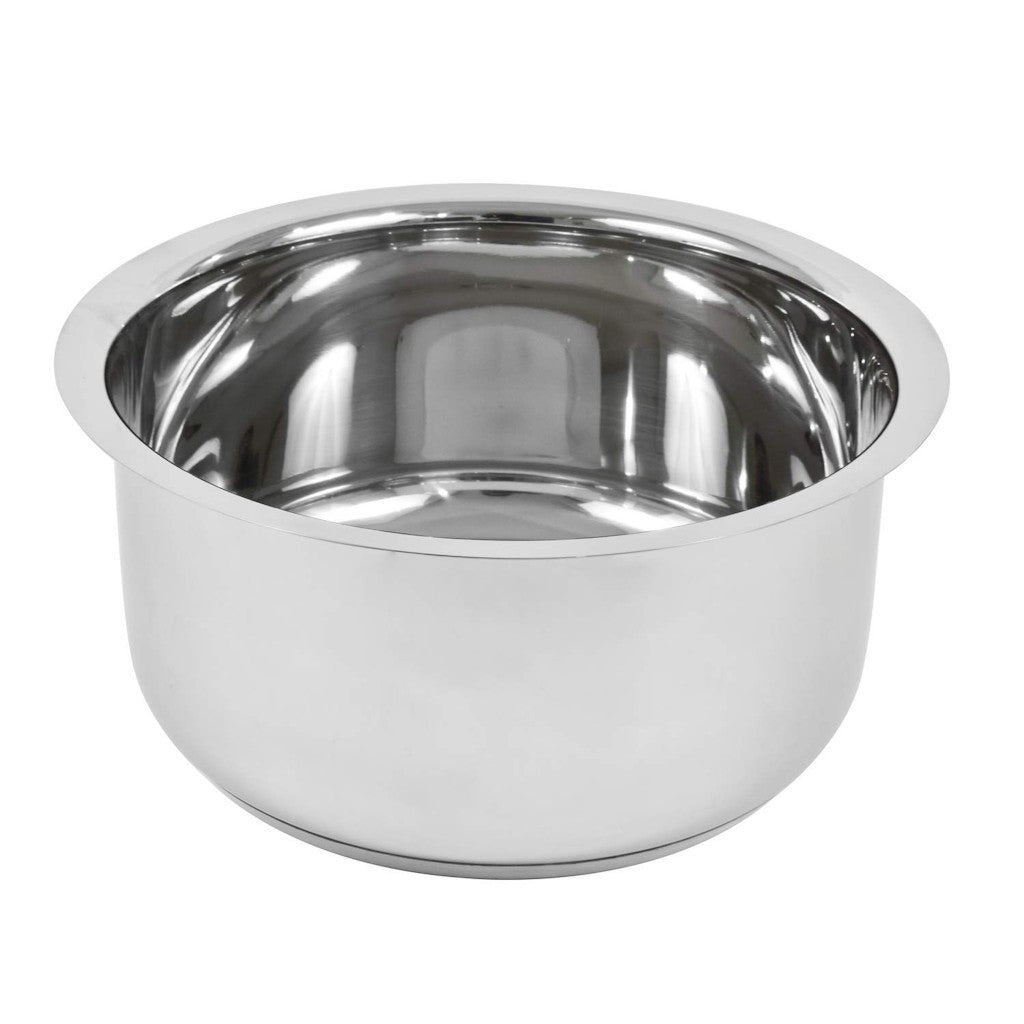 Stainless Steel Patila For Cooking(4.5 L) Size 12X10X5 CM  Color