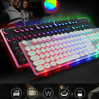 Dragon LED Backlight Gaming USB Wired Keyboard Mouse Set